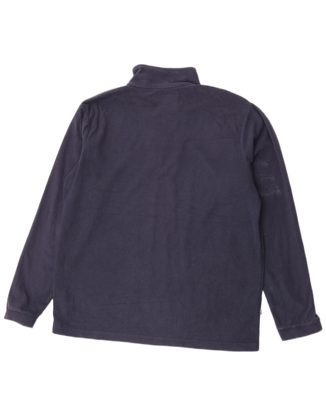 Mountain Warehouse Herre Zip Neck Fleece Jumper Large Navy Blue Polyester