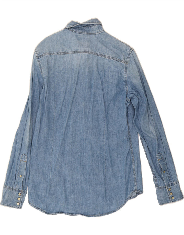 G-STAR Mens Slim Fit Denim Shirt Medium Blue Cotton Vintage G-Star and Second-Hand G-Star from Messina Hembry 