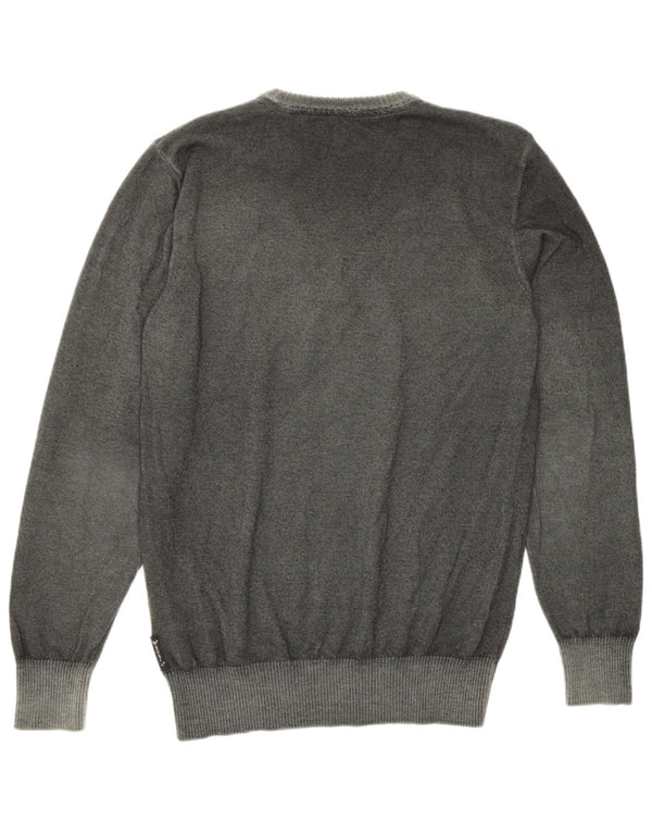Armani Herre Crew Neck Jumper Sweater Medium Green New Wool