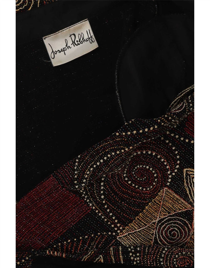 Joseph Ribkoff Dame Blazer Jacket UK 14 Stor Flerfarvet Geometrisk