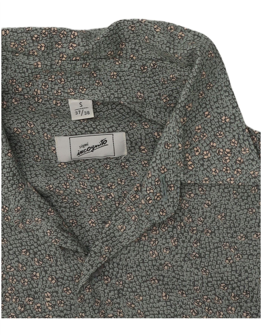 Inkognito herreskjorte str. 37/38 Small Grey Floral