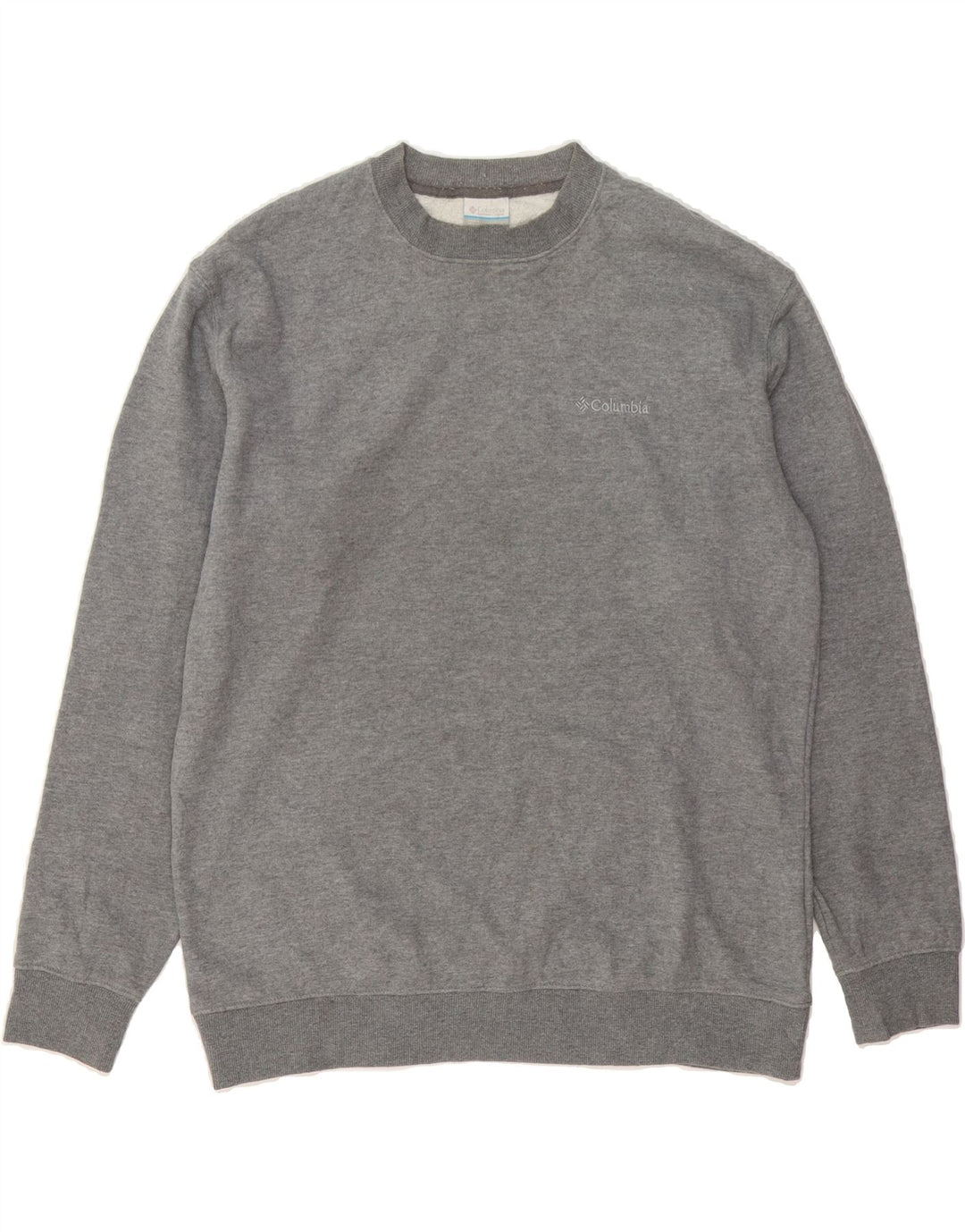 COLUMBIA Mens Sweatshirt Jumper Large Grey Cotton Vintage Columbia and Second-Hand Columbia from Messina Hembry 