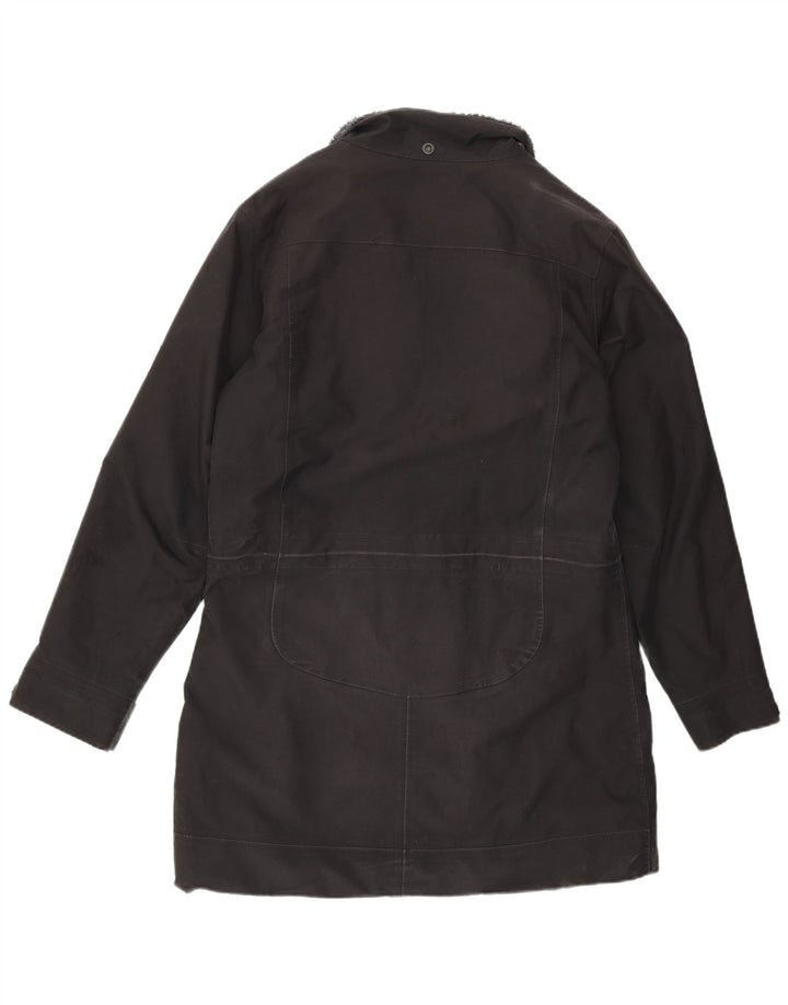 Jack Wolfskin Dame Windbreaker Coat UK 12/14 Medium Black Polyester