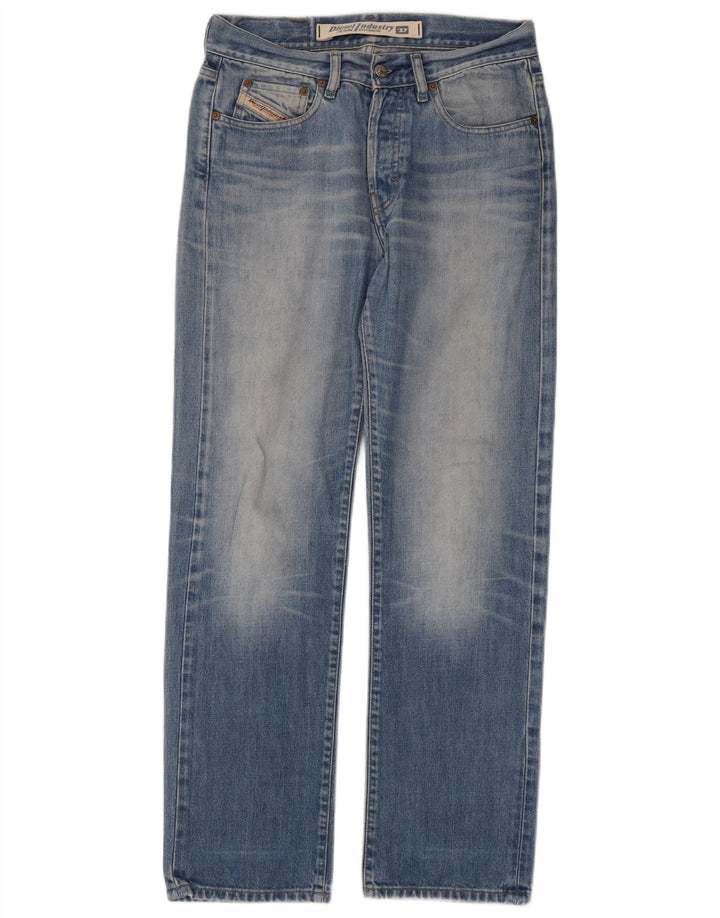 Diesel Straight Jeans til mænd W29 L30 Blå Bomuld