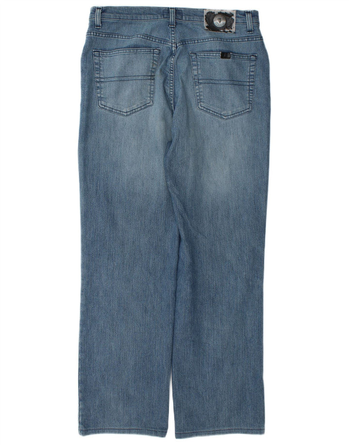 Trussardi Straight Jeans til mænd W32 L30 blå bomuld