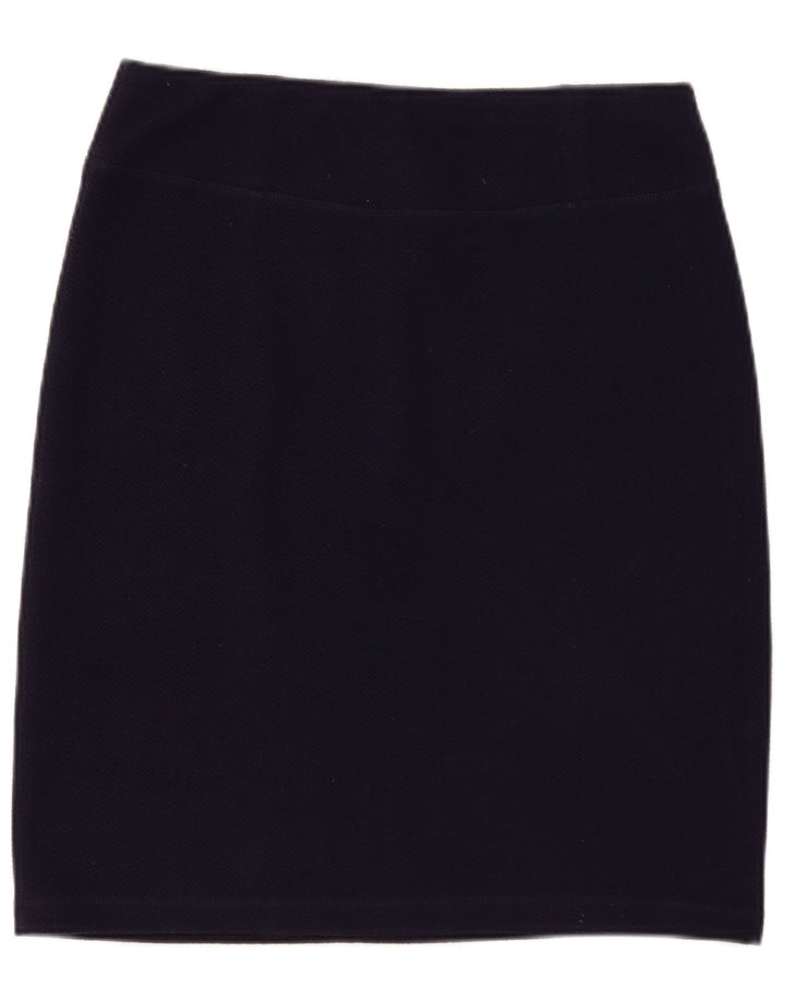 White Stuff Dame lige nederdel UK 14 Large W36 Navy Blue Polyester