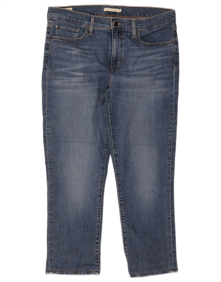 Levi's Dame 311 Shaping Slim Cropped Jeans W32 L25 Blå Bomuld