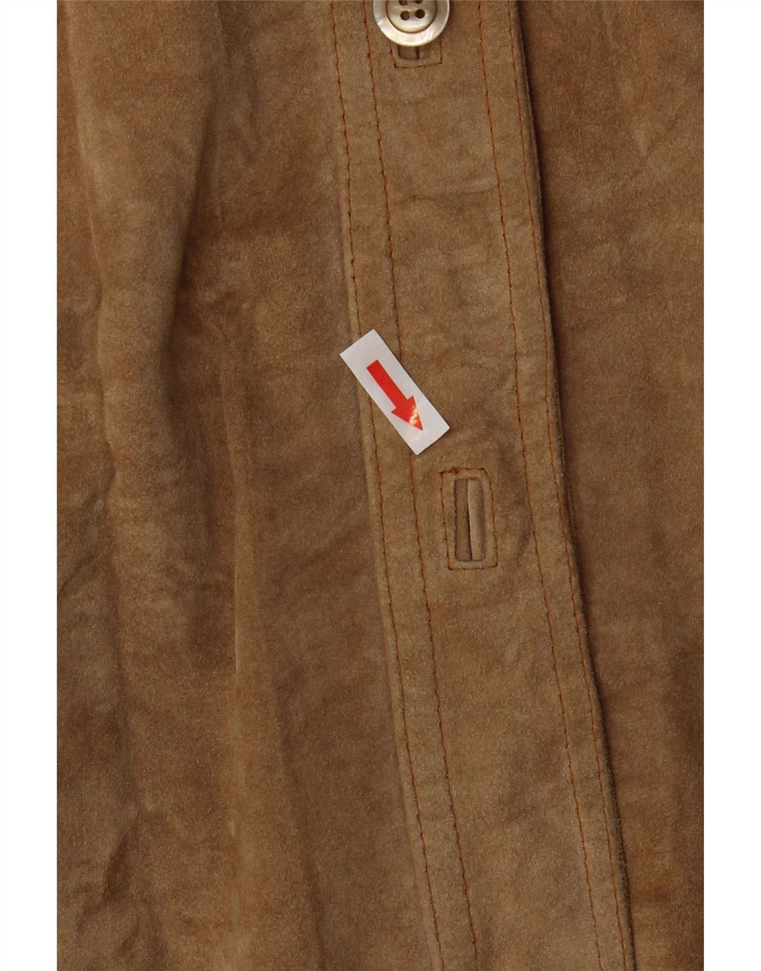 Vintage dame ruskindsjakke UK 18 XL Beige