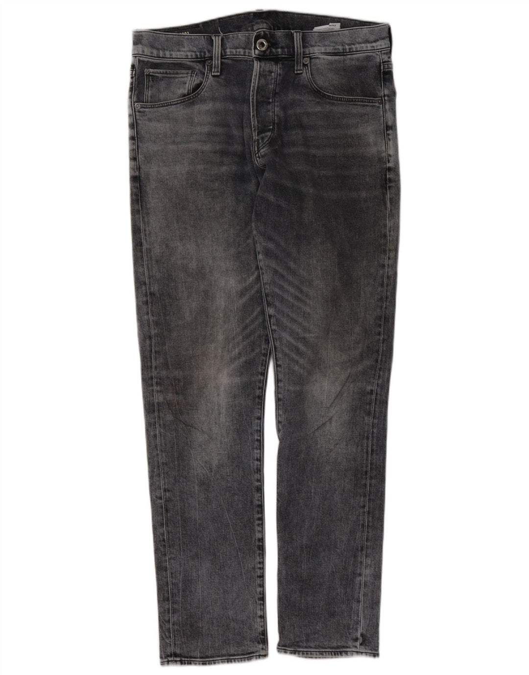 G-STAR Herre 3301 almindelige tilspidsede jeans W33 L32 Grå bomuld