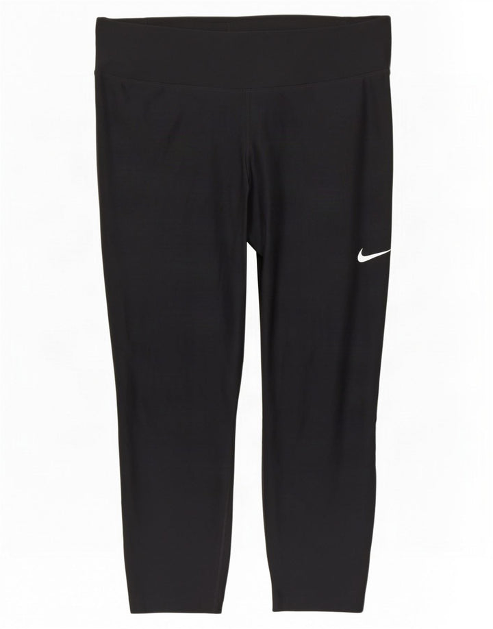 Nike Dame Dri Fit Capri Leggings UK 18 XL Sort