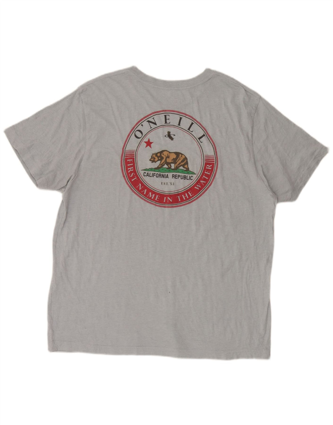 O'Neill Herre Standard Fit Grafisk T-Shirt Top XL Blå