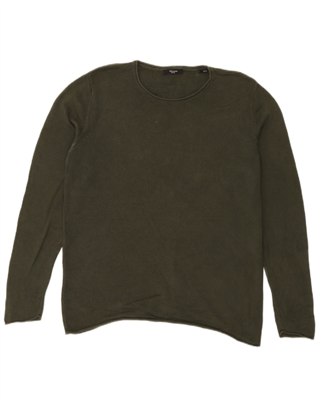 Jack & Jones herre sweater med rund hals, stor grøn