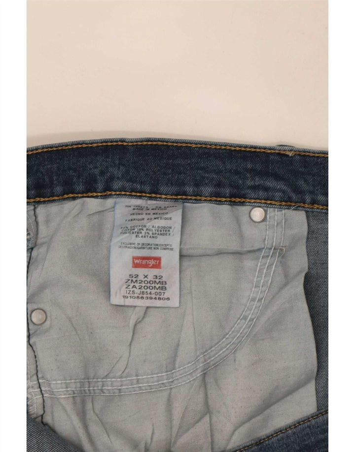Wrangler Straight Jeans til mænd W52 L32 blå bomuld