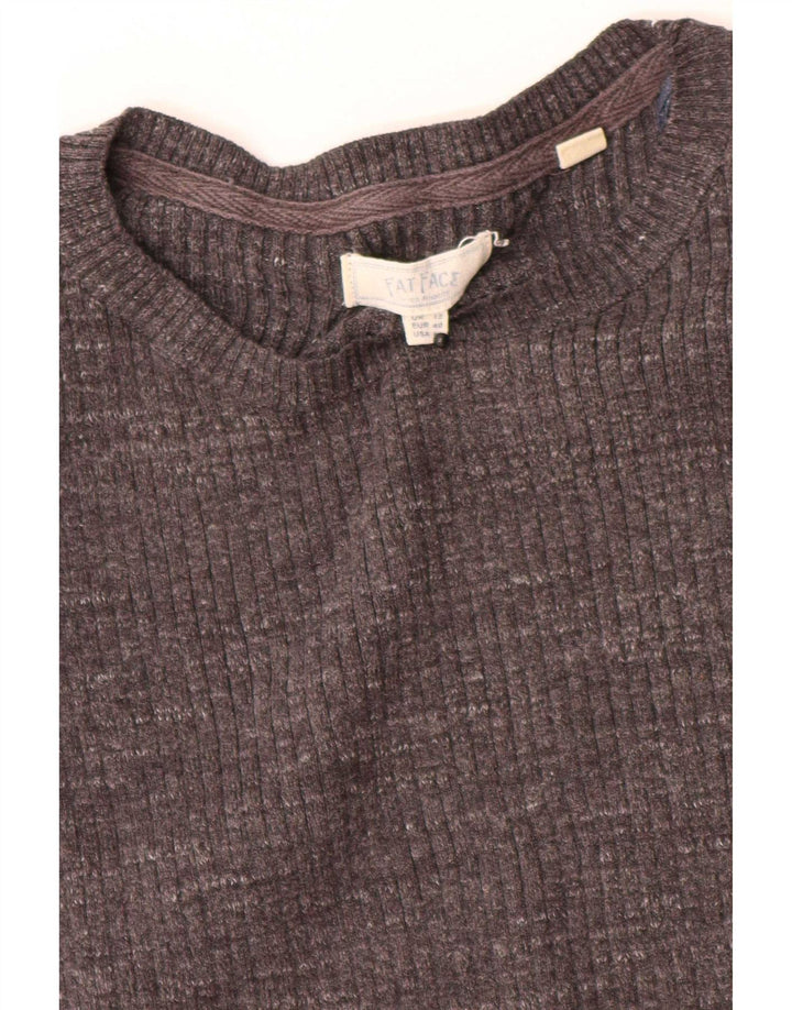 Fat Face Dame Top Langærmet UK 12 Medium Grey Bomuld