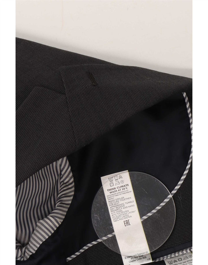 Marks & Spencer Herre 2-knaps Regular Fit Blazer Jacket UK 40 Medium Grey