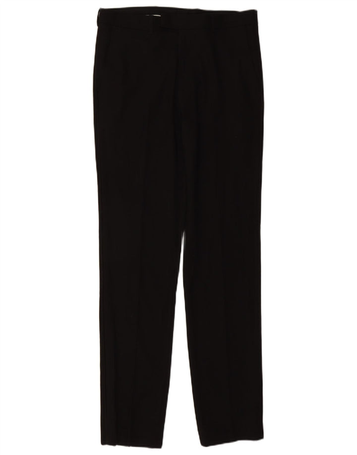 Marks & Spencer Herre Slim Fit Suit Bukser W32 L33 Sort Polyester