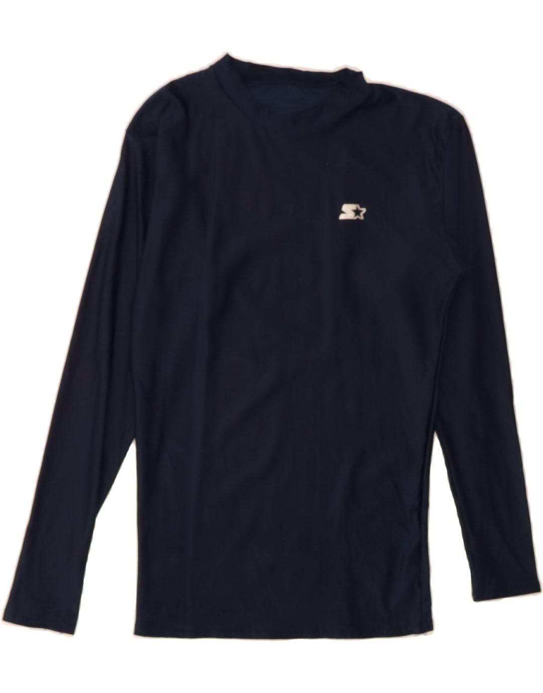 STARTER Womens Top Long Sleeve UK 12 Medium Navy Blue Polyester Vintage Starter and Second-Hand Starter from Messina Hembry 
