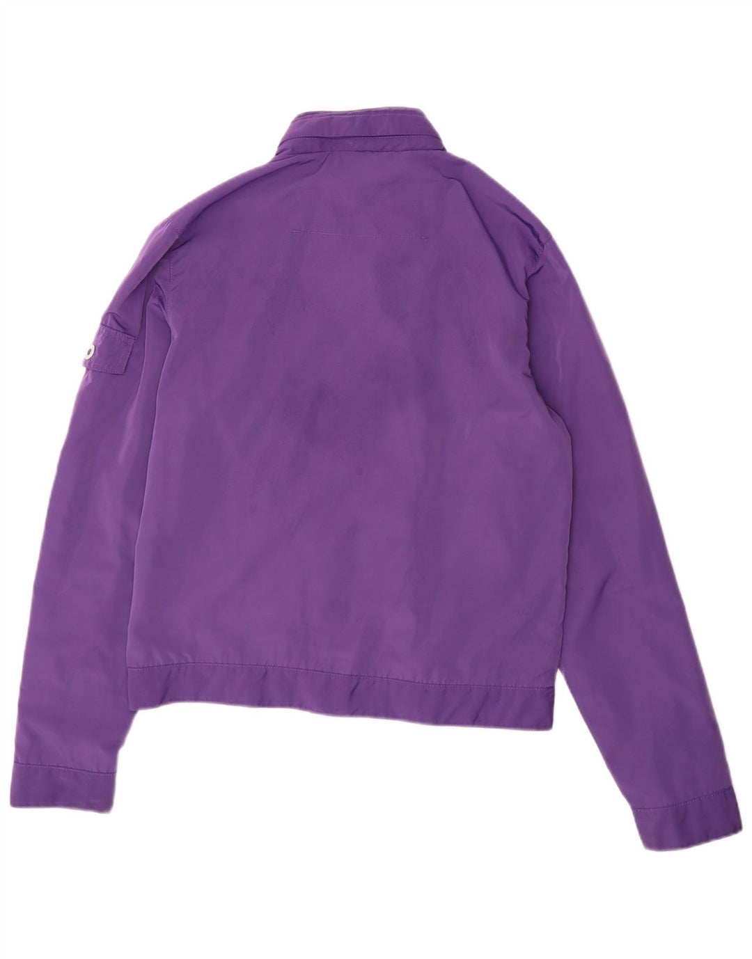 Calvin Klein Jeans Graphic Bomber Jacket til kvinder UK 14 Medium Purple