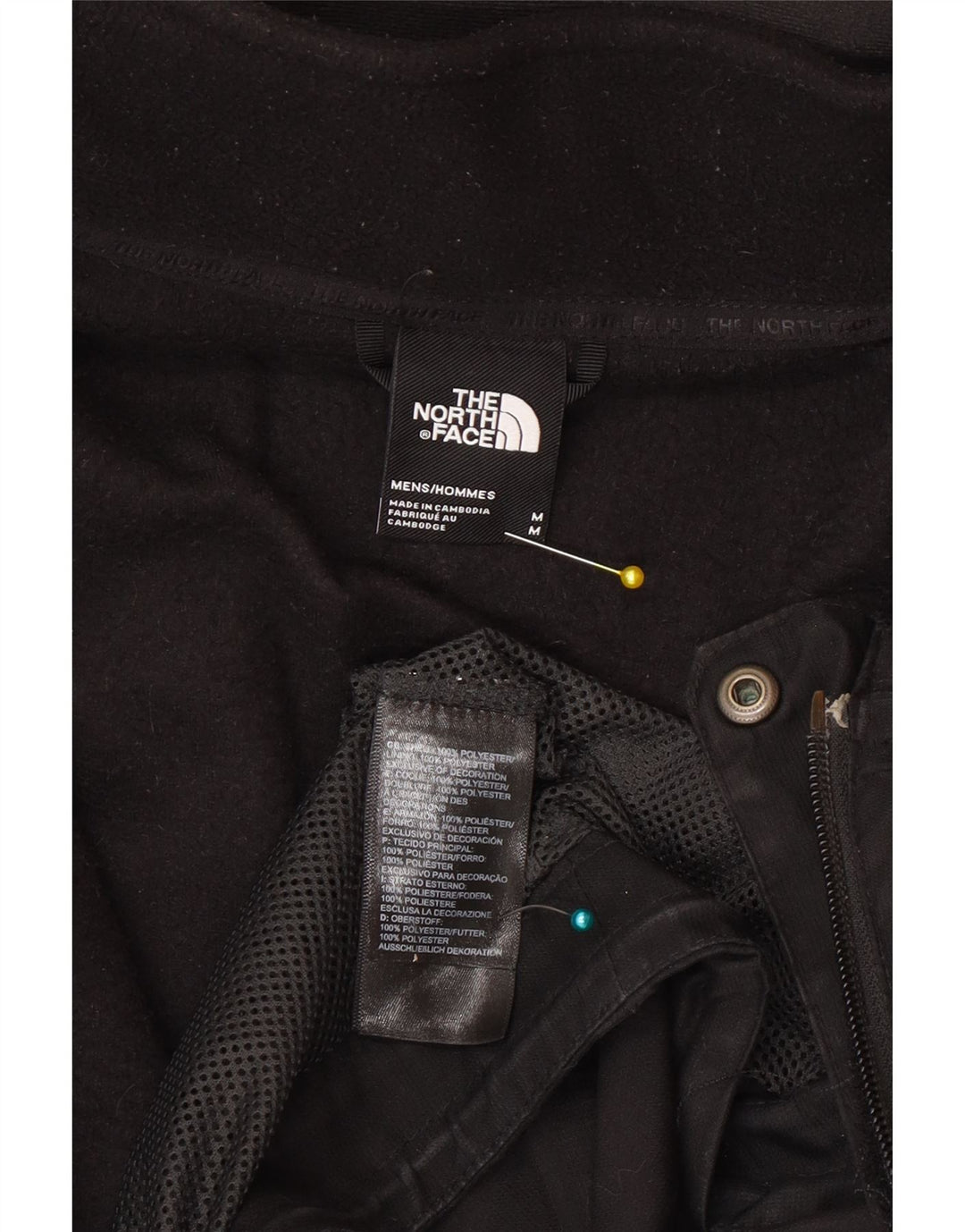The North Face Herre Hooded Windbreaker Jacket UK 38 Medium Black Polyester