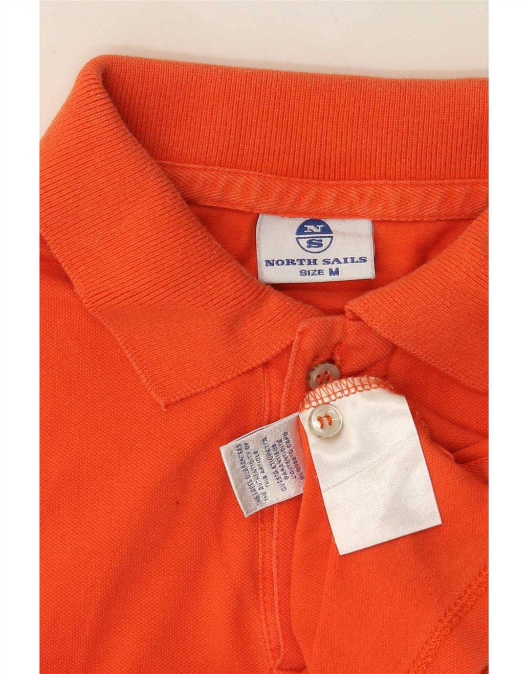 North Sails Herre Polo Shirt Medium Orange Bomuld