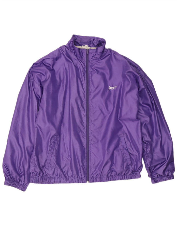 Vintage træningsdragt til mænd Top jakke 2XL Lilla polyamid