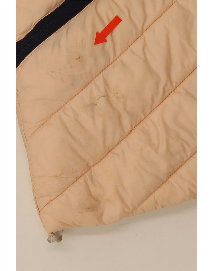 Superdry Polstret hættejakke til kvinder UK 10 Small Pink Nylon