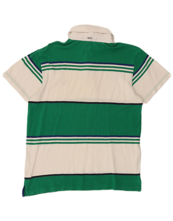 Gant Rugby Polo Shirt til mænd Medium Grøn Colourblock Bomuld