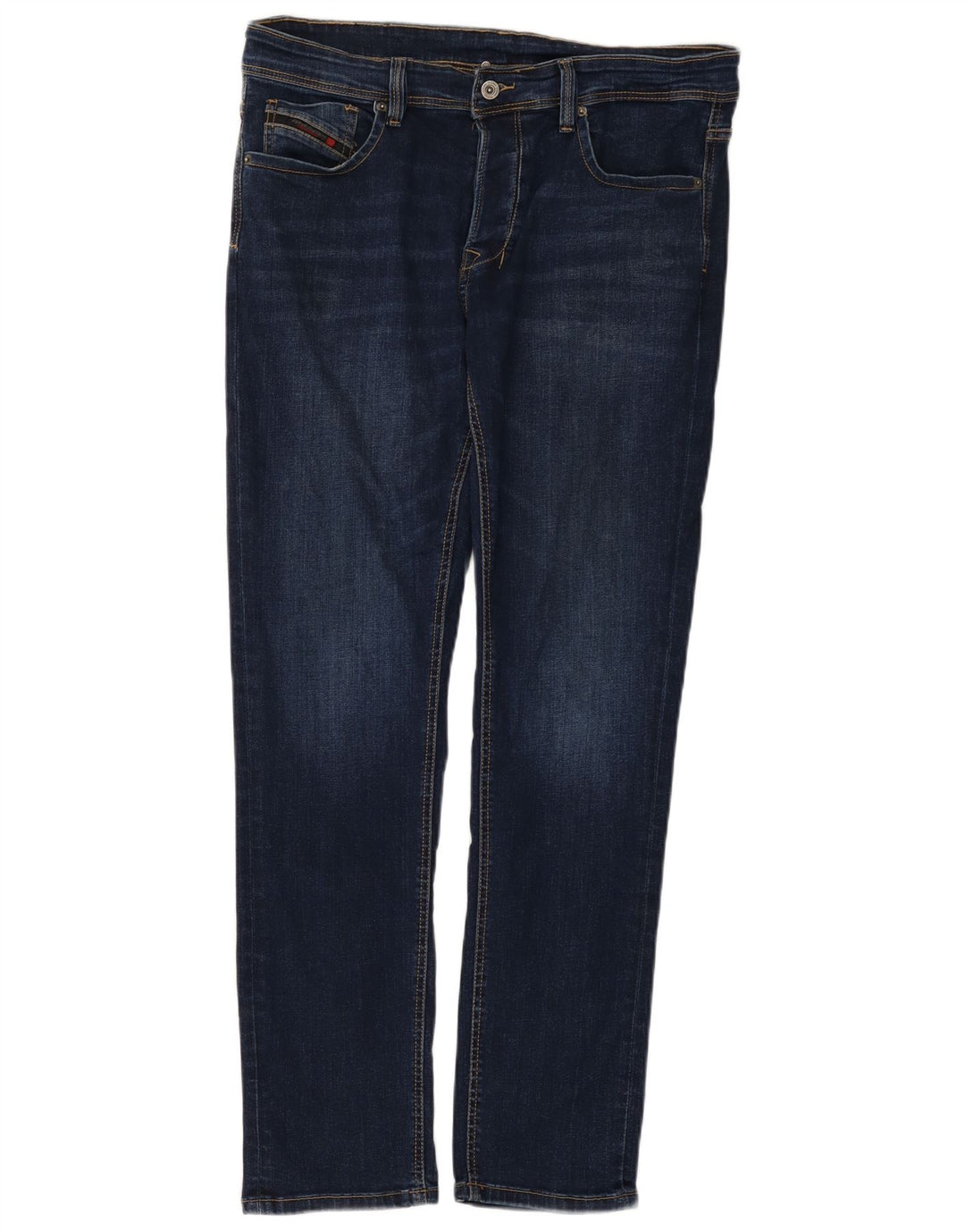 Diesel Dame Slim Jeans W36 L31 Blå Bomuld