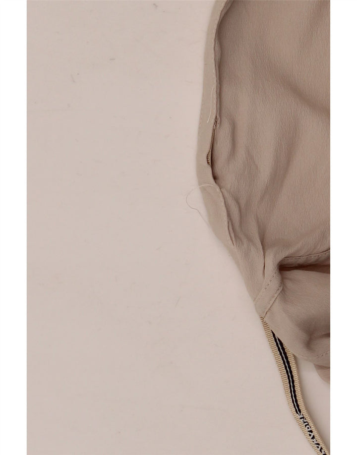 Marella Dame Hætte ærmeløs bluse Top UK 12 Medium Beige