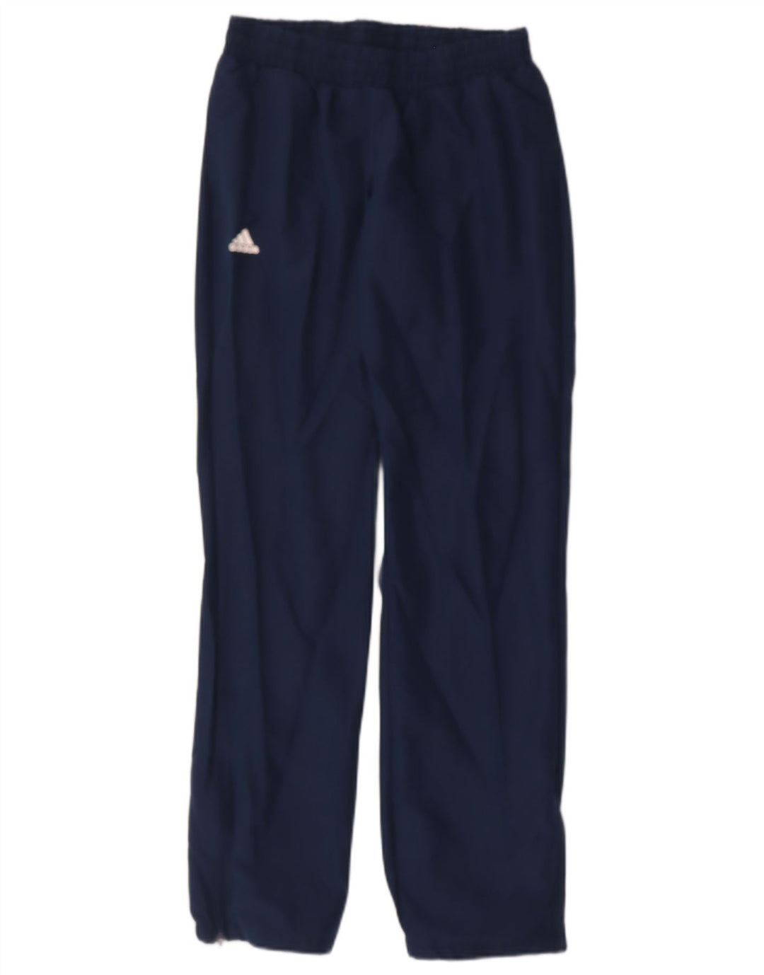 ADIDAS Womens Tracksuit Trousers Joggers UK 10 Small Navy Blue Polyester