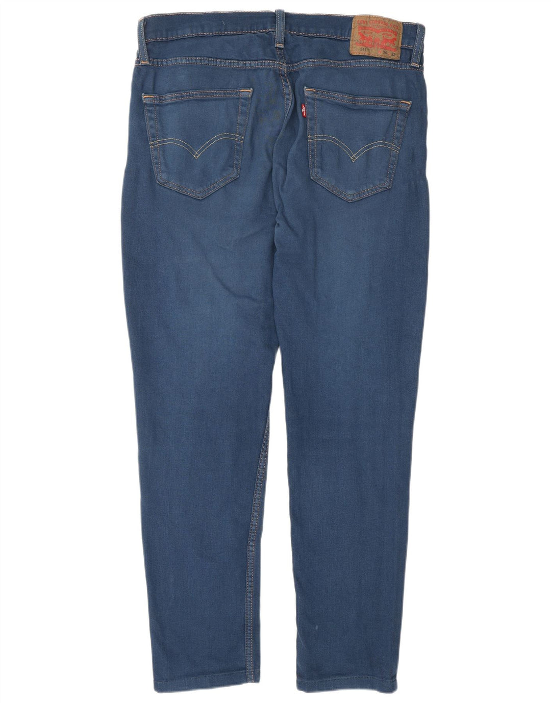 LEVI'S Herre 511 Slim Jeans W34 L32 Blå Bomuld