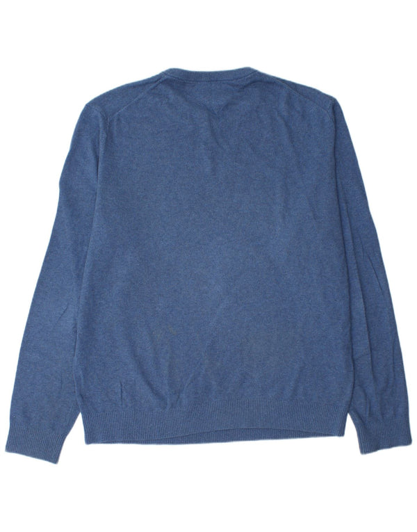 Tommy Hilfiger Herre Crew Neck Jumper Sweater 2XL Blå Bomuld