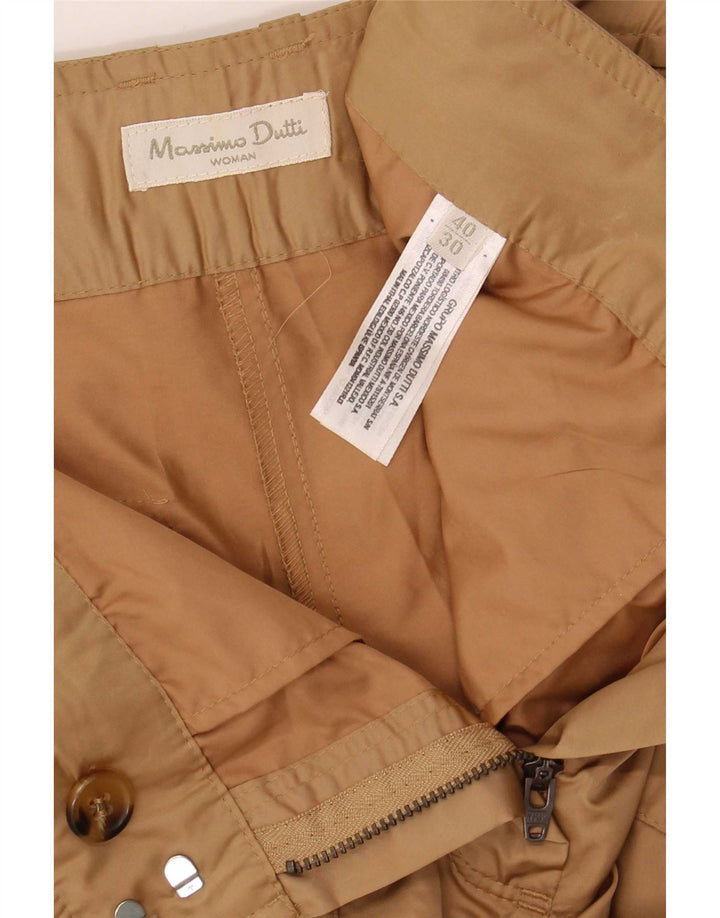 Massimo Dutti Dame Cargo Shorts EU 40 Medium W30 Beige Polyester