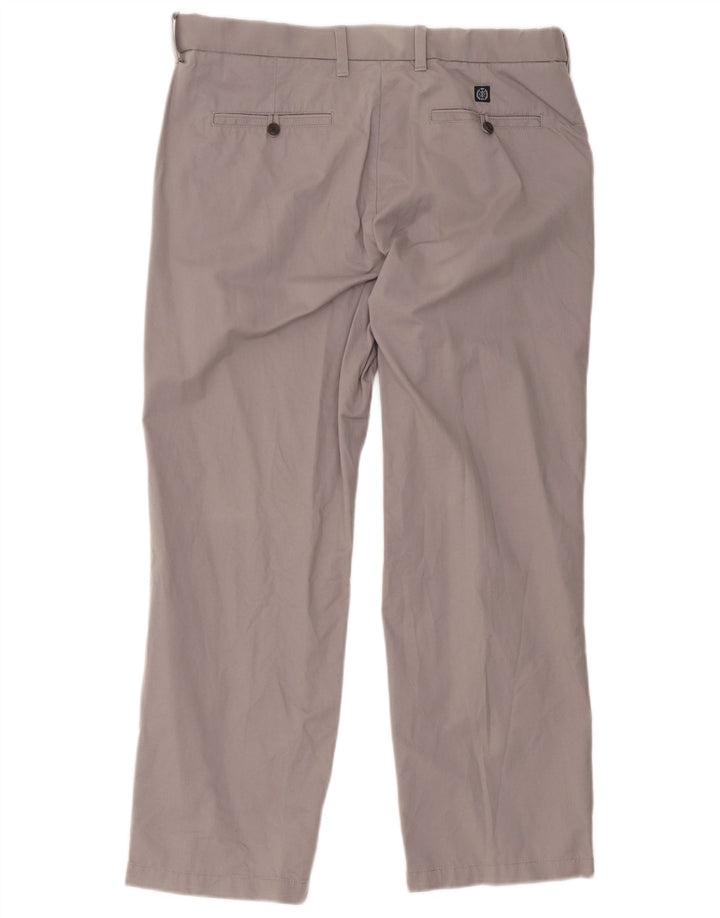 Marks & Spencer Herre Blue Harbor Lige Chinobukser W36 L29 Grå
