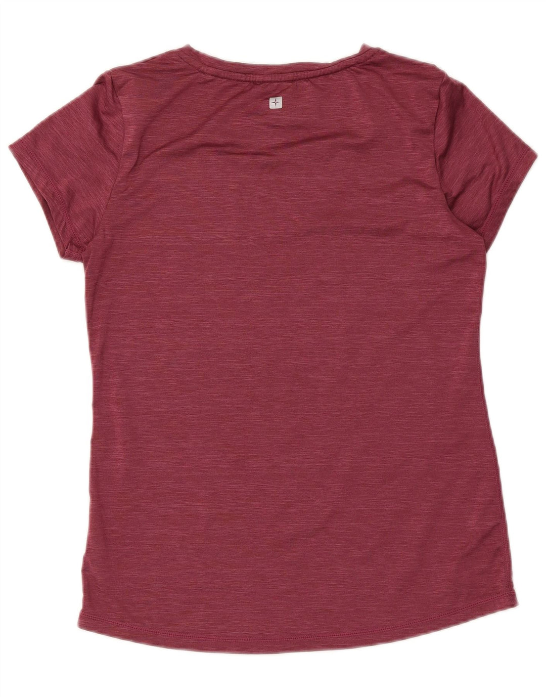 Mountain Warehouse Dame IsoCool T-Shirt Top UK 10 Small Maroon Flecked