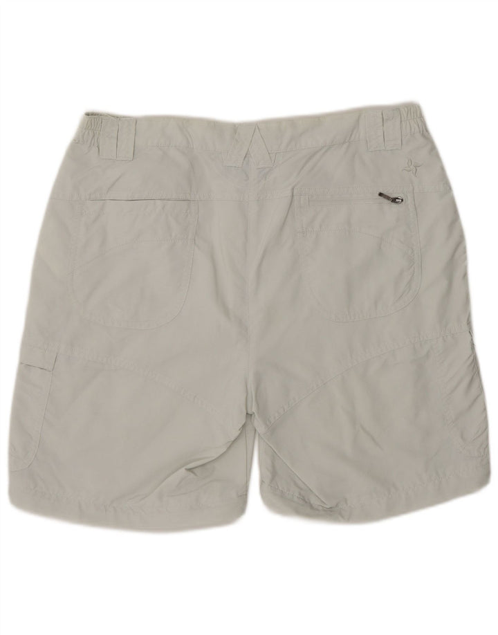 MC KINLEY Dame Cargo Shorts UK 16 Large W34 Grå Polyamid
