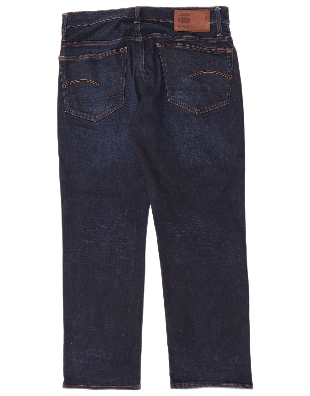 G-Star Herre 3301 Straight Jeans W33 L28 Marineblå Bomuld