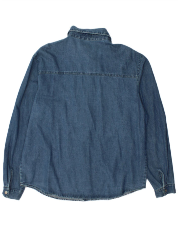Albert Dame Denim Shirt UK 20 2XL Blå Bomuld