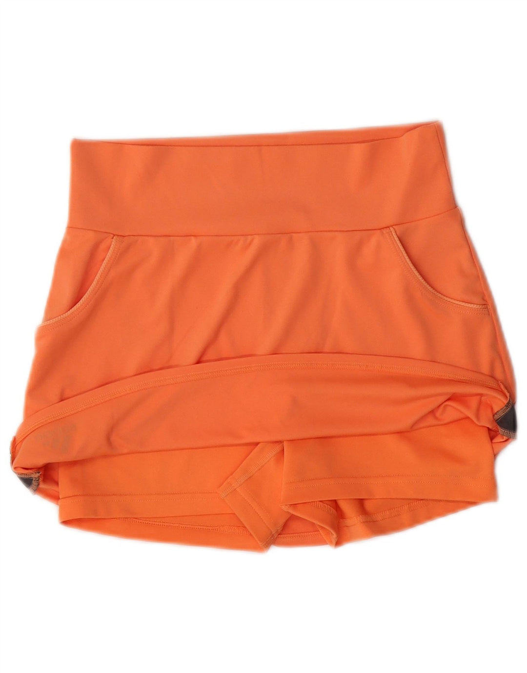 ADIDAS Pige Skort 11-12 År Orange Polyester Sports