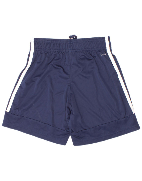 Adidas drenge Climalite sportsshorts 9-10 år marineblå polyester