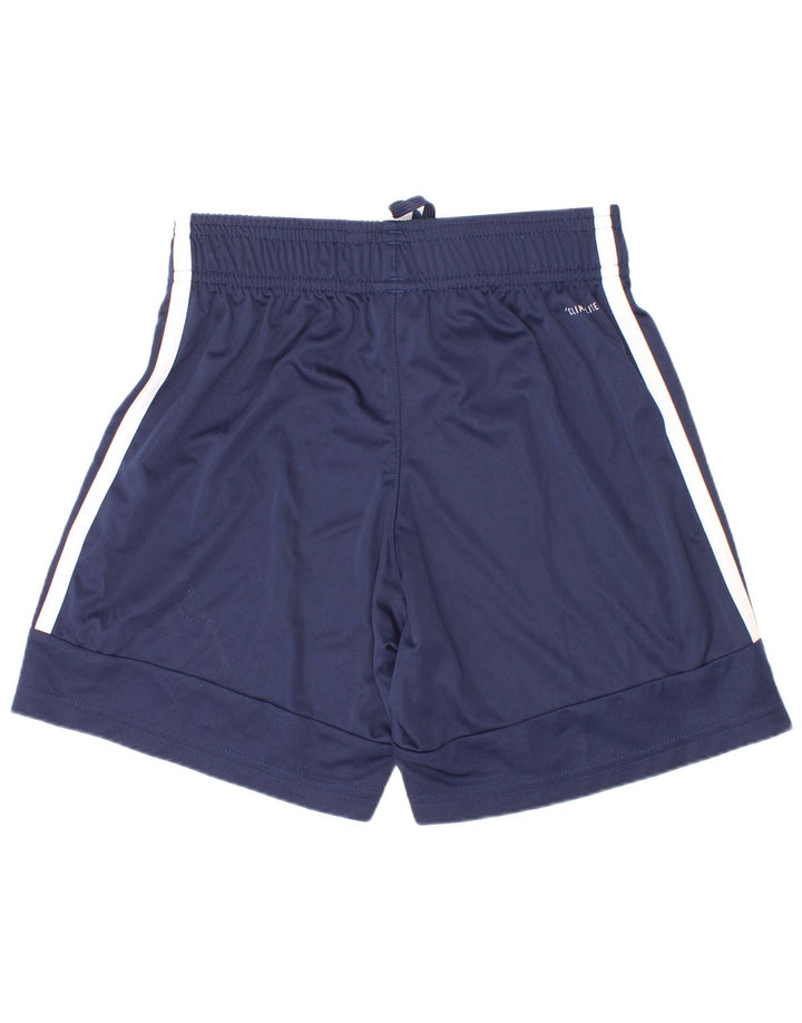 Adidas drenge Climalite sportsshorts 9-10 år marineblå polyester