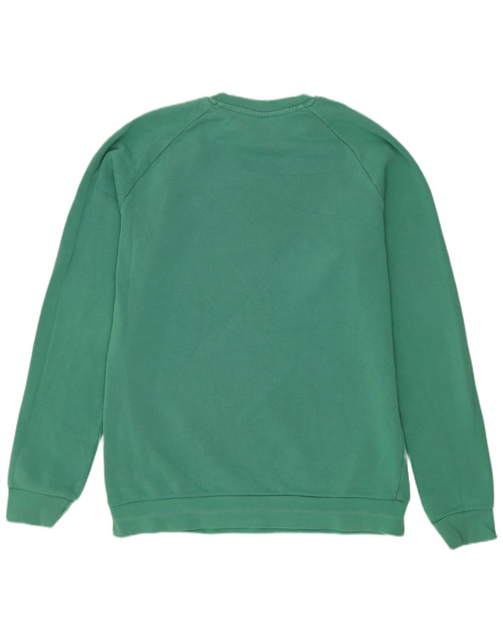 Adidas Sweatshirt til mænd, stor grøn bomuld