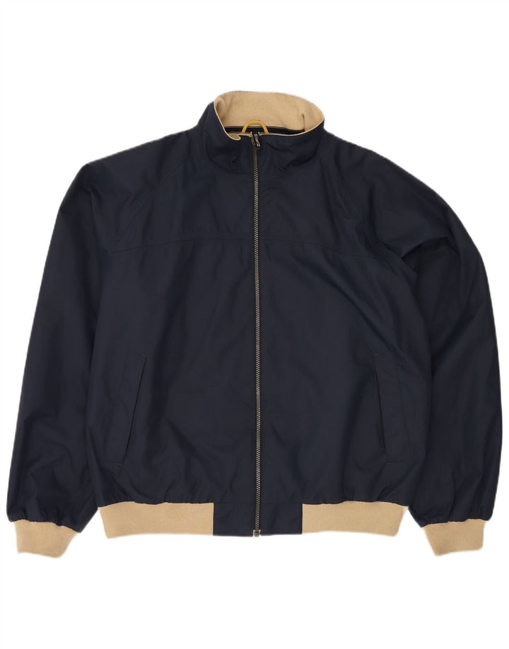 Gant Bomber Jacket UK 42 XL Navy Blue Colourblock Nylon
