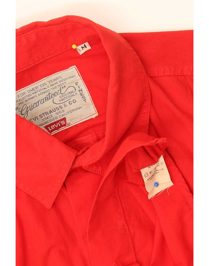 Levi's Kortærmet Herreskjorte Medium Rød Bomuld