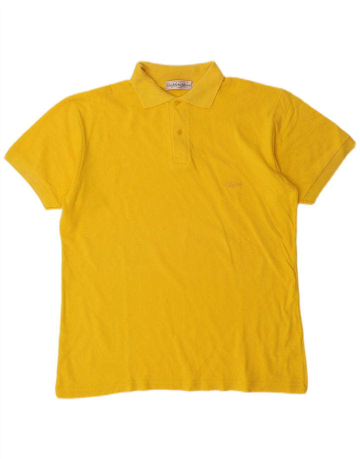 Gian Marco Venturi Herre Polo Shirt Stor Gul