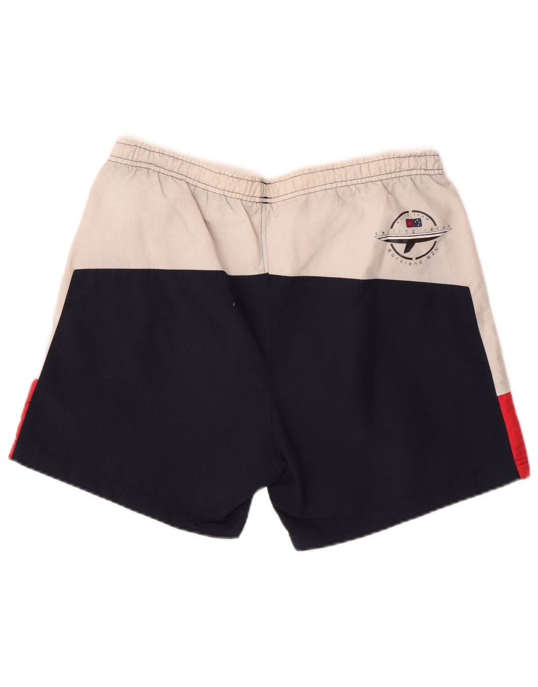Asics Herre grafiske svømmeshorts Store marineblå Colourblock Polyamid