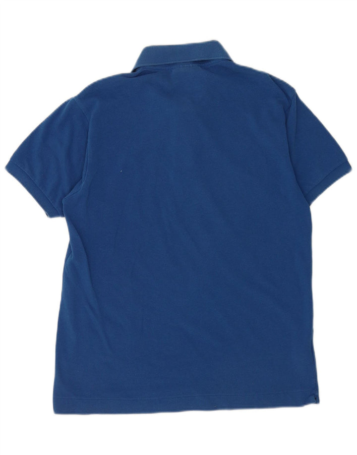Lacoste herre klassisk pasform poloshirt størrelse 4 Medium blå bomuld