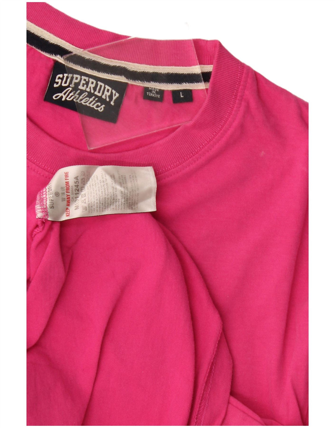 Superdry Herre T-shirt Top Stor Pink Bomuld