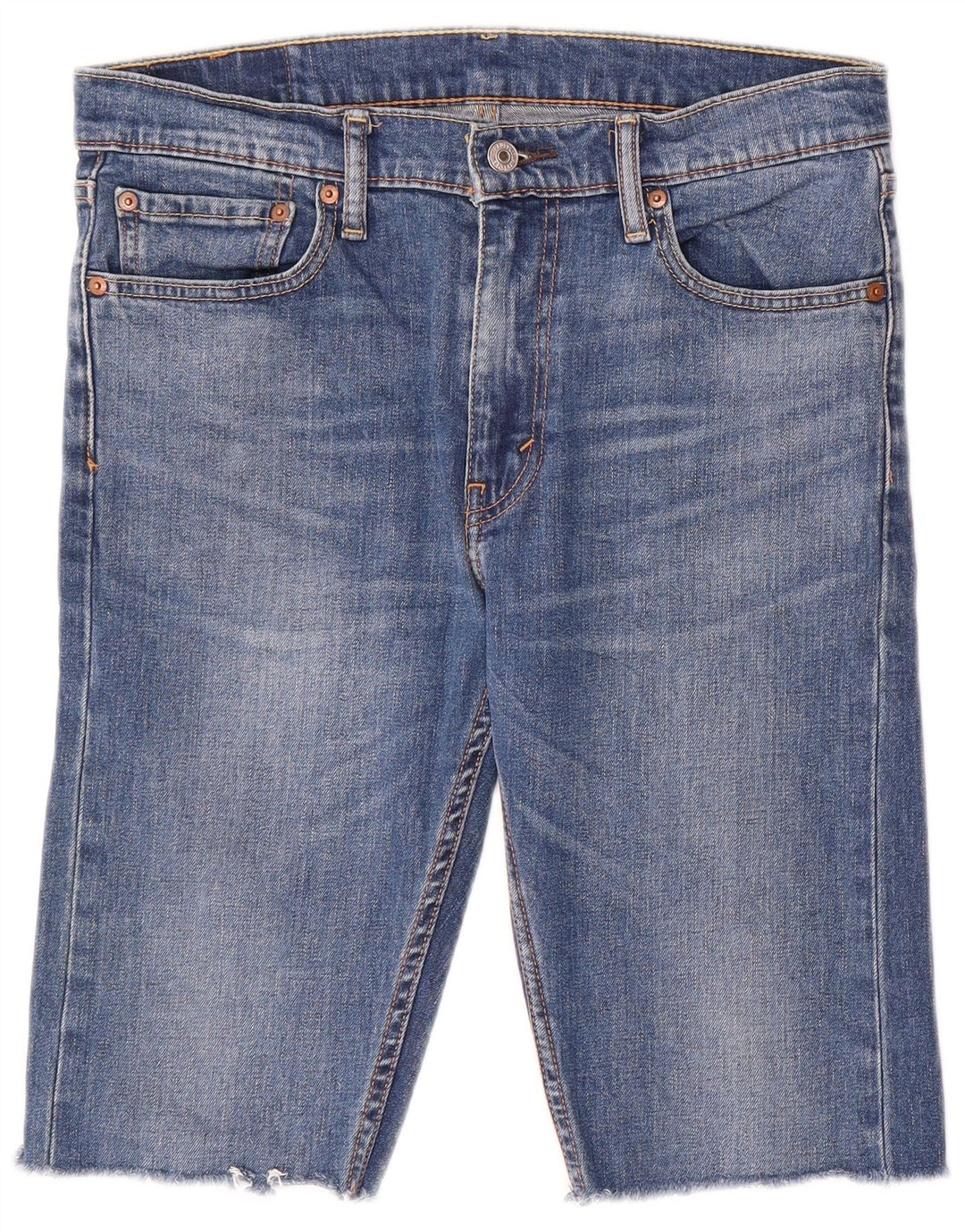 Levi's Herre 510 denimshorts W32 mellemblå bomuld