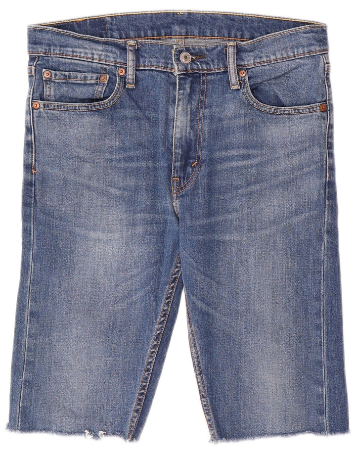 Levi's Herre 510 denimshorts W32 mellemblå bomuld